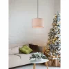 Suspension Trio Elmau Brun foncé, Nickel mat, 1 lumière