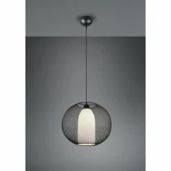 Suspension Trio Filo Noir, 1 lumière