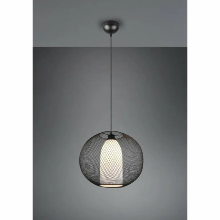 Suspension Trio Filo Noir, 1 lumière