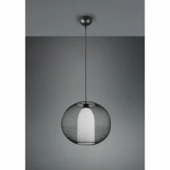 Suspension Trio Filo Noir, 1 lumière