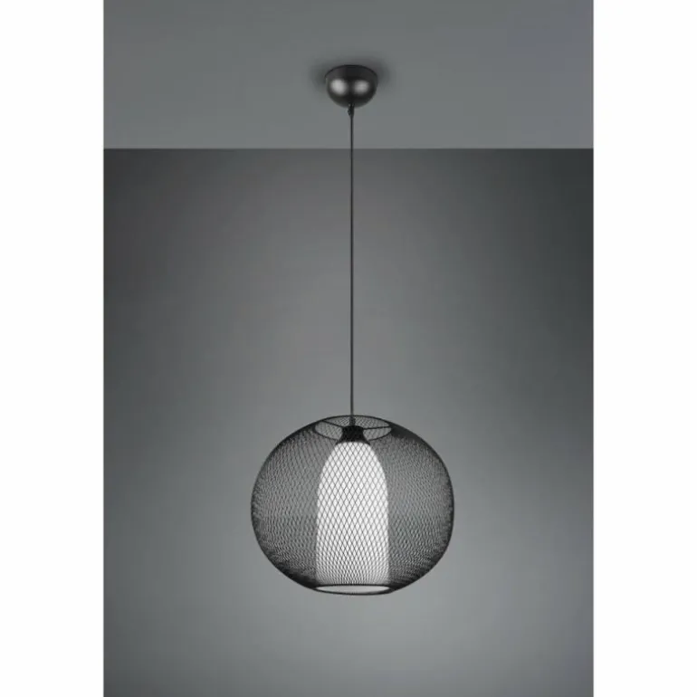 Suspension Trio Filo Noir, 1 lumière