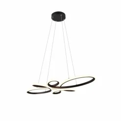 Suspension Trio FLY LED Noir, 1 lumière