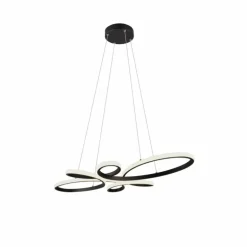 Suspension Trio FLY LED Noir, 1 lumière