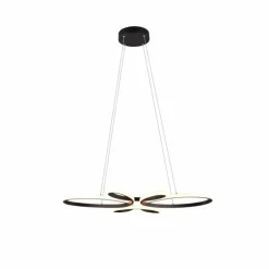 Suspension Trio FLY LED Noir, 1 lumière