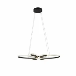 Suspension Trio FLY LED Noir, 1 lumière