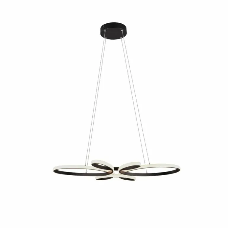 Suspension Trio FLY LED Noir, 1 lumière