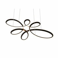 Suspension Trio FLY LED Noir, 1 lumière
