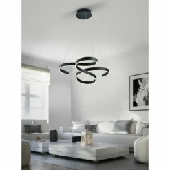 Suspension Trio Francis LED Anthracite, 1 lumière