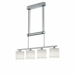 Suspension Trio GARDA Nickel mat, 4 lumières