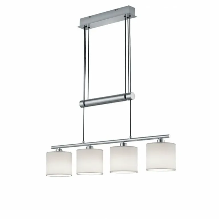Suspension Trio GARDA Nickel mat, 4 lumières
