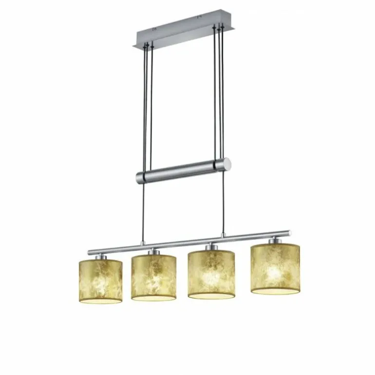 Suspension Trio GARDA Nickel mat, 4 lumières