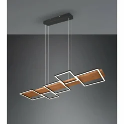 Suspension Trio Harper LED Noir, 1 lumière