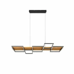 Suspension Trio Harper LED Noir, 1 lumière