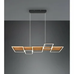 Suspension Trio Harper LED Noir, 1 lumière