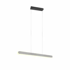Suspension Trio Helios LED Aluminium brossé, 1 lumière