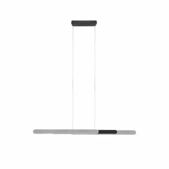 Suspension Trio Helios LED Aluminium brossé, 1 lumière