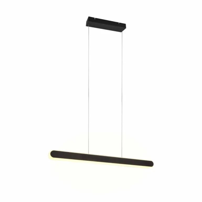 Suspension Trio Helios LED Noir, 1 lumière