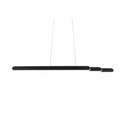 Suspension Trio Helios LED Noir, 1 lumière