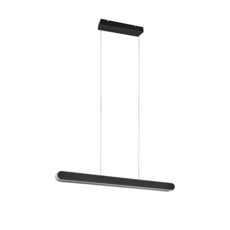 Suspension Trio Helios LED Noir, 1 lumière