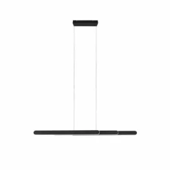Suspension Trio Helios LED Noir, 1 lumière