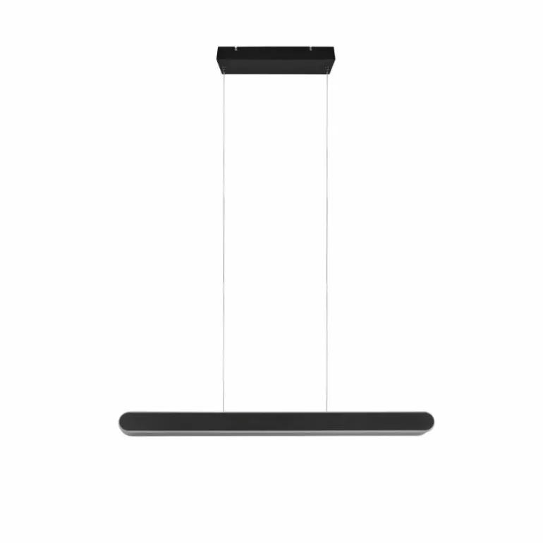 Suspension Trio Helios LED Noir, 1 lumière