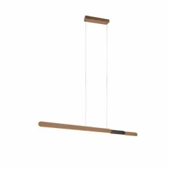 Suspension Trio Helios LED Brun, 1 lumière