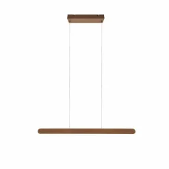 Suspension Trio Helios LED Brun, 1 lumière