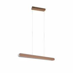 Suspension Trio Helios LED Brun, 1 lumière