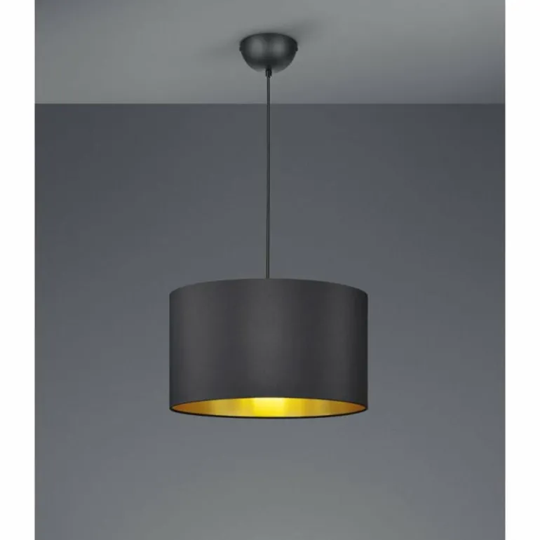 Suspension Trio HOSTEL Noir, 1 lumière