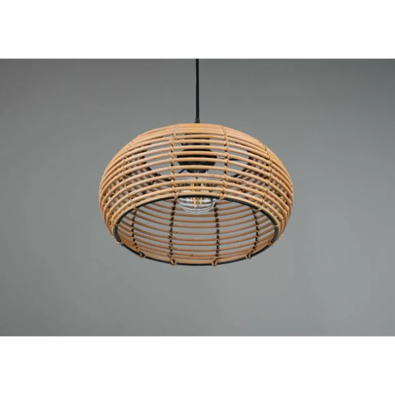 Suspension Trio Inga Noir, 1 lumière