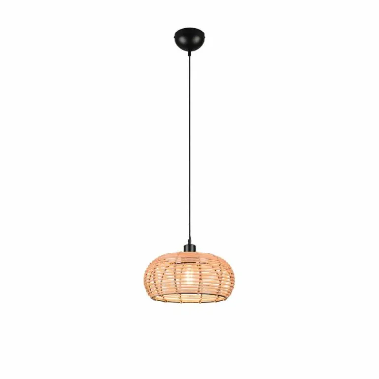 Suspension Trio Inga Noir, 1 lumière