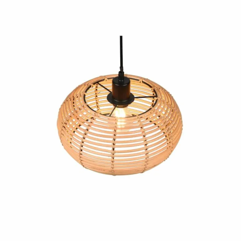 Suspension Trio Inga Noir, 1 lumière