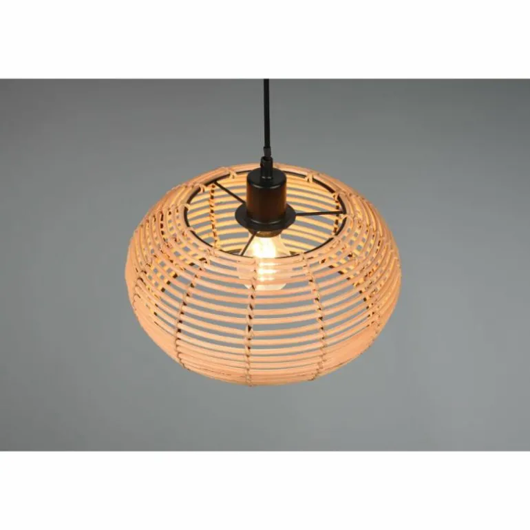 Suspension Trio Inga Noir, 1 lumière