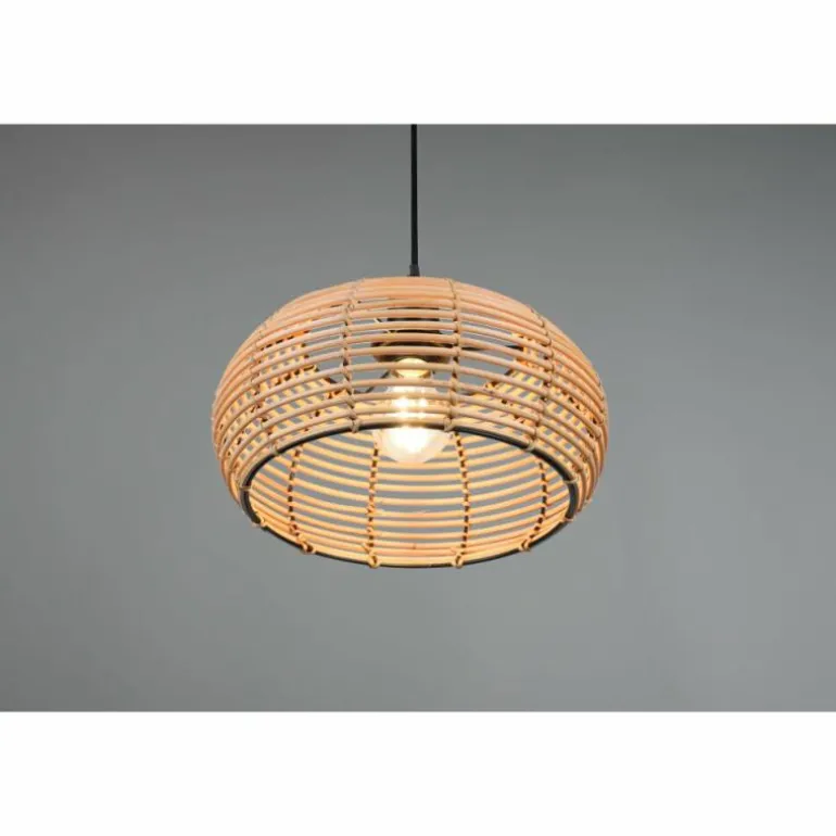 Suspension Trio Inga Noir, 1 lumière