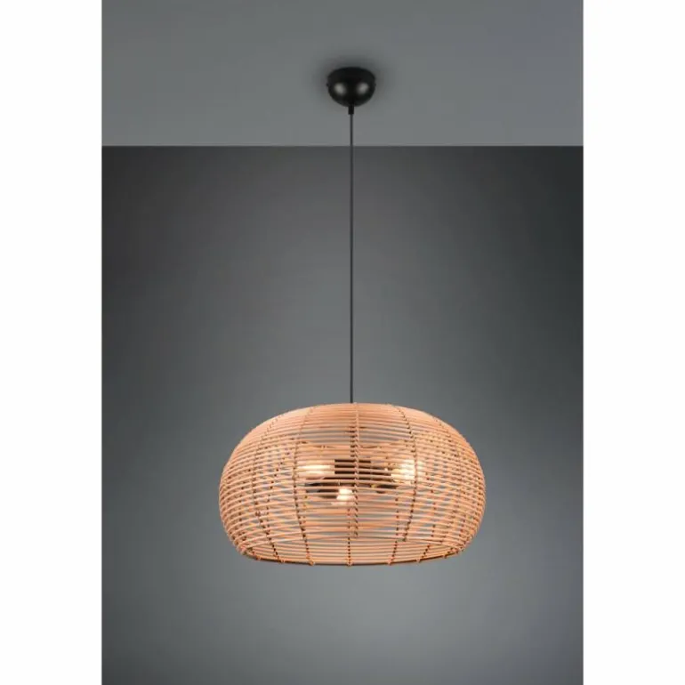 Suspension Trio Inga Noir, 3 lumières