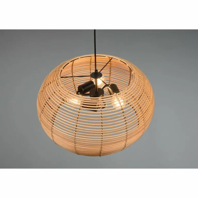 Suspension Trio Inga Noir, 3 lumières