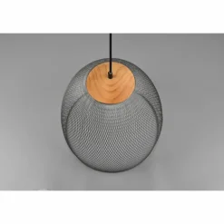 Suspension Trio Ivar Brun foncé, Nickel mat, 1 lumière