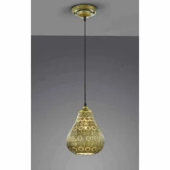 Suspension Trio JASMIN Laiton, 1 lumière