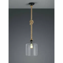 Suspension Trio JUDITH Brun, Noir, 1 lumière