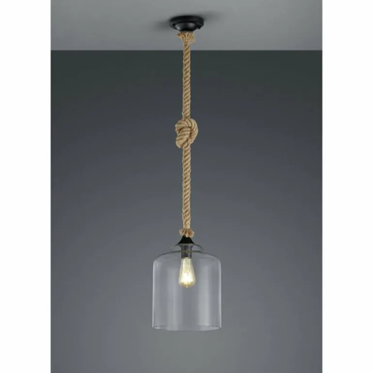 Suspension Trio JUDITH Brun, Noir, 1 lumière