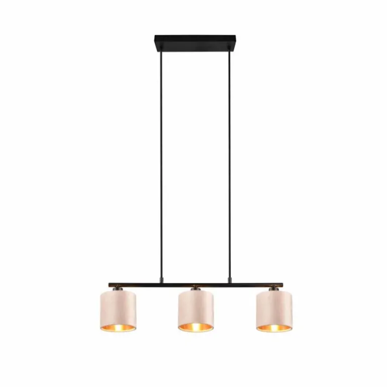 Suspension Trio JULIETA Noir, 3 lumières