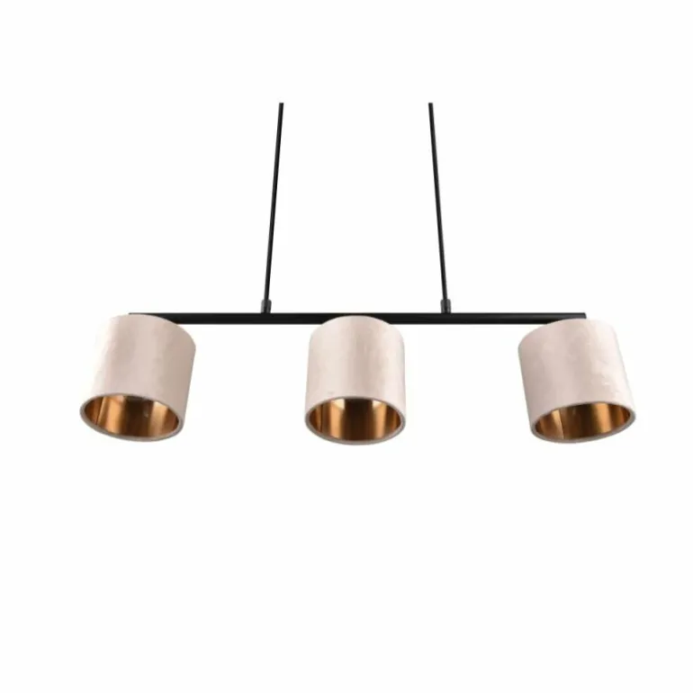 Suspension Trio JULIETA Noir, 3 lumières