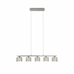 Suspension Trio KAPRUN Chrome, 5 lumières