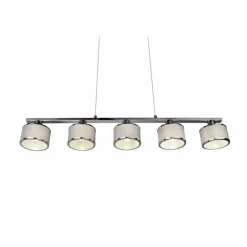 Suspension Trio KAPRUN Chrome, 5 lumières