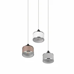 Suspension Trio KAPRUN Chrome, 3 lumières