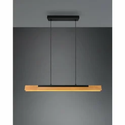 Suspension Trio Kerala LED Noir, 1 lumière