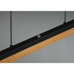 Suspension Trio Kerala LED Noir, 1 lumière