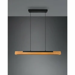Suspension Trio Kerala LED Noir, 1 lumière