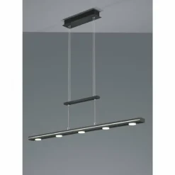 Suspension Trio Lacal LED Nickel mat, 7 lumières