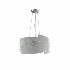 Suspension Trio Leuchten SANDRINA Blanc, 3 lumières